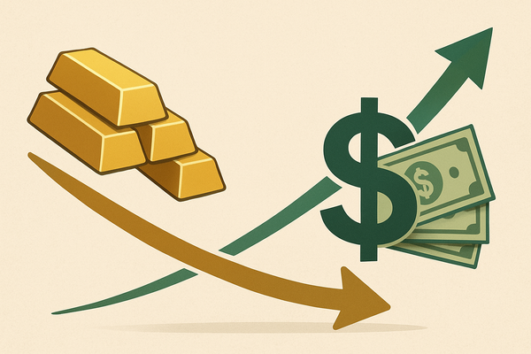 Gold's Glitter Dims as Mighty Dollar Ascends to Multi-Month Highs