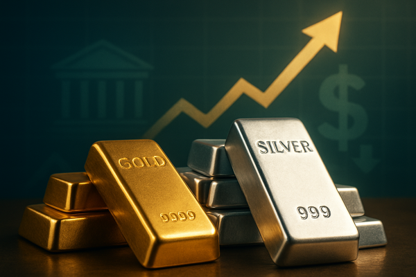 Gold Soars Past ₹126,900, Silver Hits All-Time Highs Amid Dovish Fed Hopes and Supply Crunch