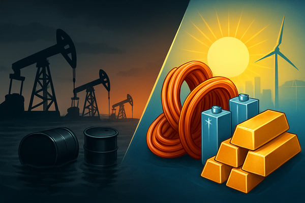 The Great Commodity Divide: Oil Plunges as Green Metals and Gold Soar, Reshaping Global Markets