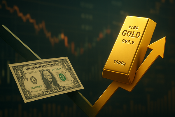 Gold Shines as Dollar Dips: Precious Metal Surges Past $4,000 Amidst Currency Weakness