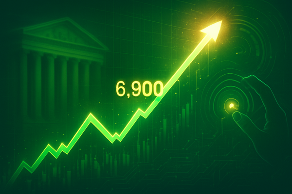 S&P 500 Shatters 6,900 Barrier on Record-Breaking Thursday, Fueled by Fed Easing and AI Enthusiasm