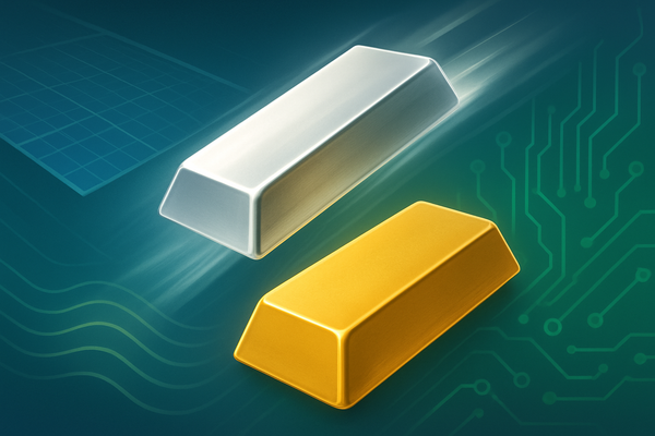 Silver Shines Brighter: The White Metal's Explosive 2025 Outperformance Over Gold