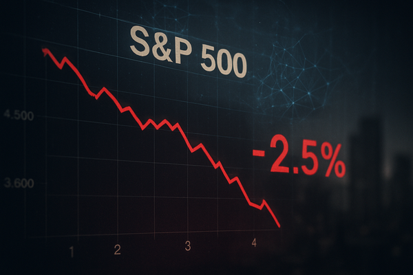 S&P 500 Stumbles into Four-Day Losing Streak Amidst Renewed AI Bubble Fears