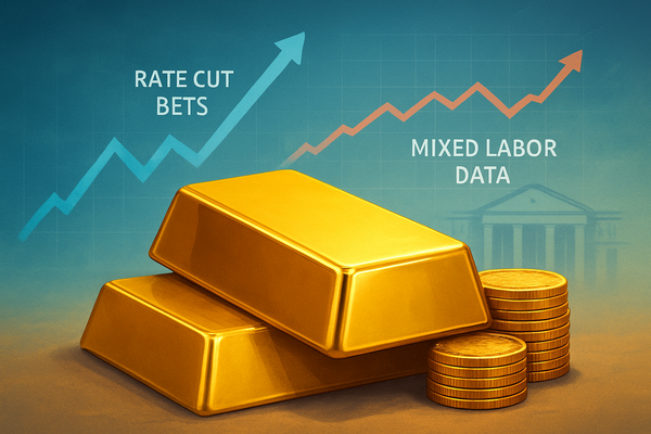 Gold Shines Bright: Rate Cut Bets Outweigh Mixed Labor Data, Signaling Bullish Future