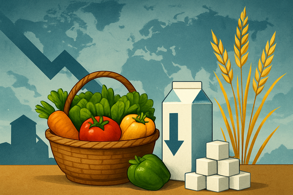 World Food Prices Continue Three-Month Slide, Cereal Prices Defy Trend Amid Geopolitical Tensions