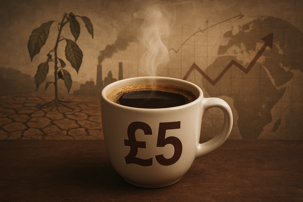 The £5 Coffee Era: A Brewing Storm of Persistent Price Hikes