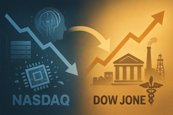 Great Rotation: Tech Exodus Fuels Dow's Record Run While Nasdaq Struggles