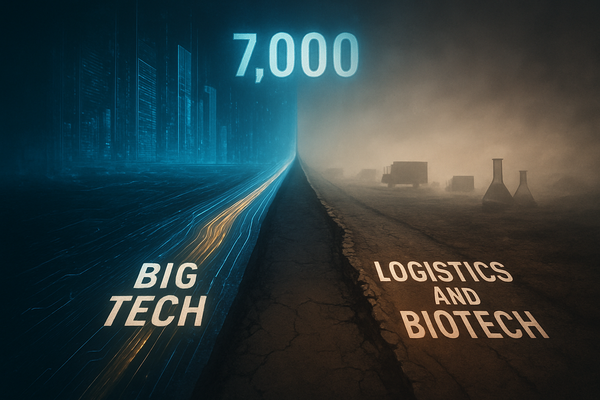The Great Divergence: Why Big Tech Holds the Line While Logistics and Biotech Face a 2026 Reckoning