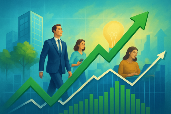 Market Soars as Investors Bet on Robust Economy and Tamed Inflation