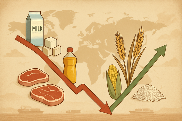 Global Food Prices Tumble for Third Straight Month, Offering Mixed Relief