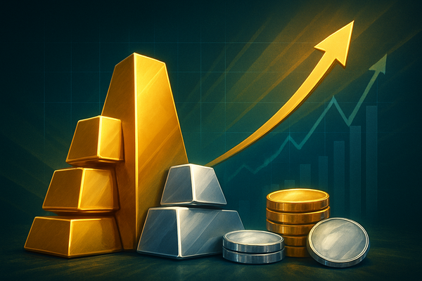 Precious Metals Soar: Gold Nears Record Highs as Silver Hits Unprecedented Peak Amid Economic Uncertainty