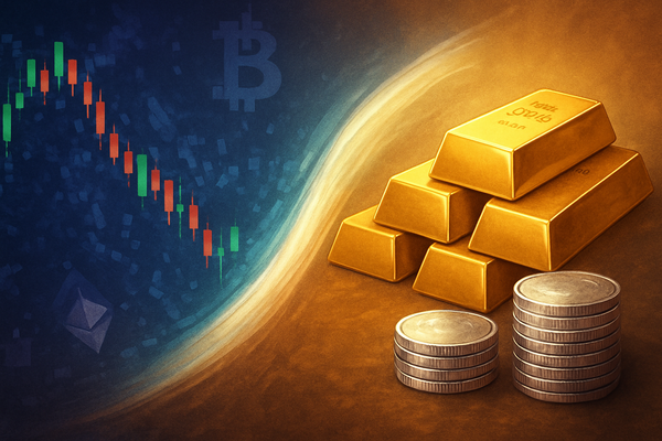 Crypto Crash Fuels Gold and Silver Surge as Investors Seek Safe Havens