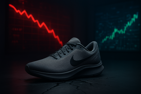 The Swoosh Slump: Nike Hits Multi-Year Lows as Dow Anchor While Tech Giants Rally