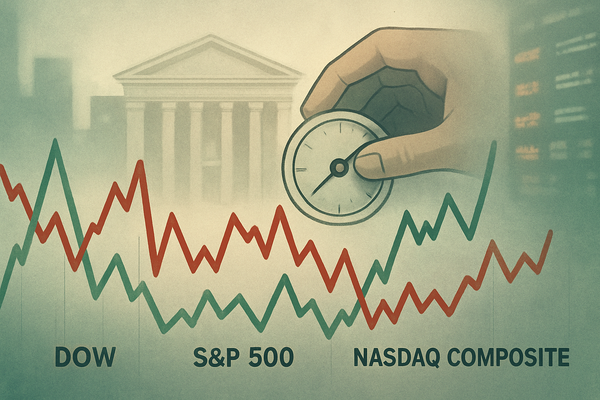 Wall Street on Edge: Dow, S&P 500, and Nasdaq Waver as Fed Rate Cut Looms