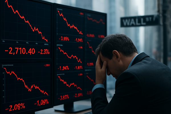 Wall Street Reels as Market-Wide Selloff Grips Major Indices