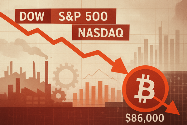 U.S. Markets Open December with a Downbeat Tone as Manufacturing Data Looms and Bitcoin Stumbles