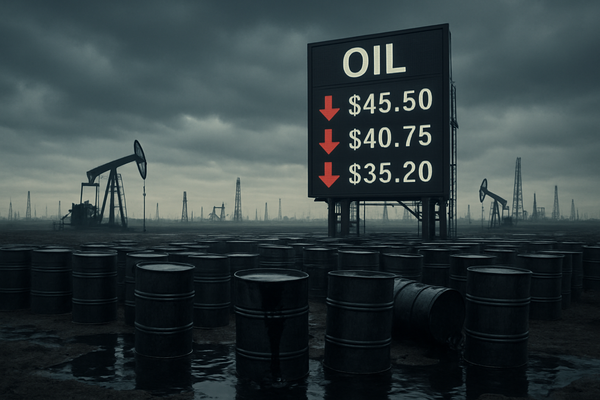 Global Oil Market Drowns in "Super Glut" as Prices Plummet to Multi-Year Lows