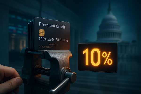The 10% Gambit: Washington’s Push for a National Credit Card Interest Rate Cap