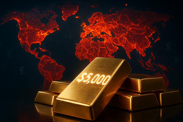 Gold Hits $5,000: The Historic Surge Driven by Geopolitical Chaos and De-Dollarization