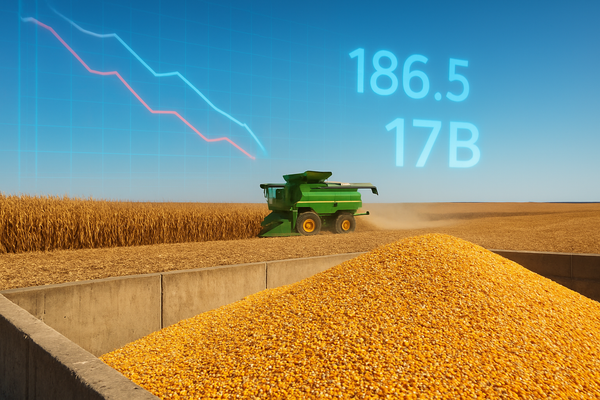 Supply Tsunami: USDA’s Record 17 Billion Bushel Corn Harvest Sends Shockwaves Through Global Markets