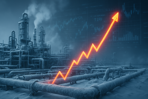 Natural Gas Spikes 8% as Arctic Blast Tightens Supply