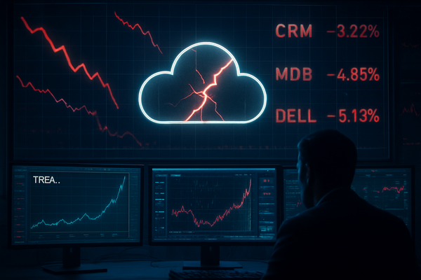 Software Slaughter and Rate Anxiety: US Markets Braced for Volatility as Premarket Jitters Intensify