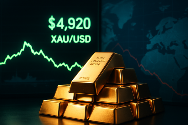 Gold Shatters Records: Futures Hit Unprecedented $4,920 as Global Instability Triggers Massive Safe-Haven Pivot