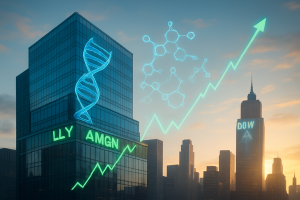 Healthcare Titans Propel Dow to Record Highs as GLP-1 Sales Spark Major Market Rotation