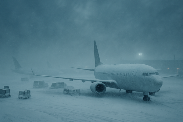 Northeast "Bomb Cyclone" Grounds Thousands: Airline Shares Tumble as Historic Blizzard Paralyzes Hubs