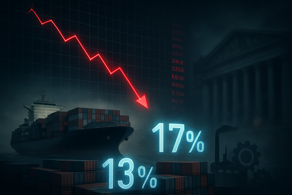 Trade War 2.0: 13% Average Tariff Hits 90-Year High as Goldman Sachs Warns of 17% Effective Rate