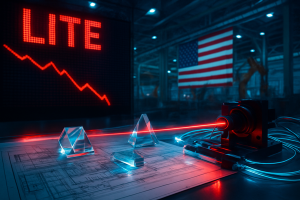 AI Overreach? Lumentum Shares Plunge 11% as Multi-Billion Dollar US Factory Plan Spooks Investors
