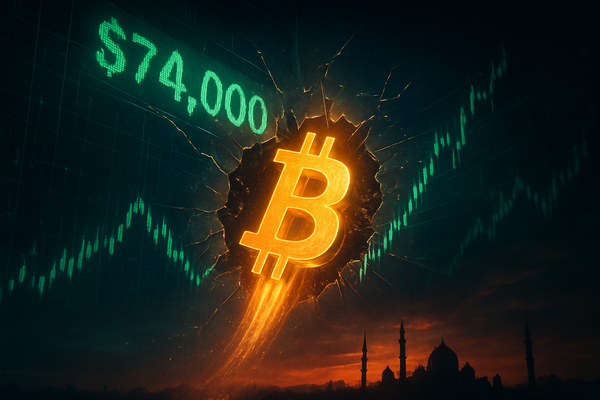 Digital Safe Haven: Bitcoin Reclaims $74,000 as Geopolitical Storm Clouds Gather