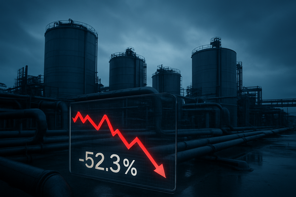 The Great Methane Meltdown: U.S. Natural Gas Prices Plunge 52% in Historic February Collapse