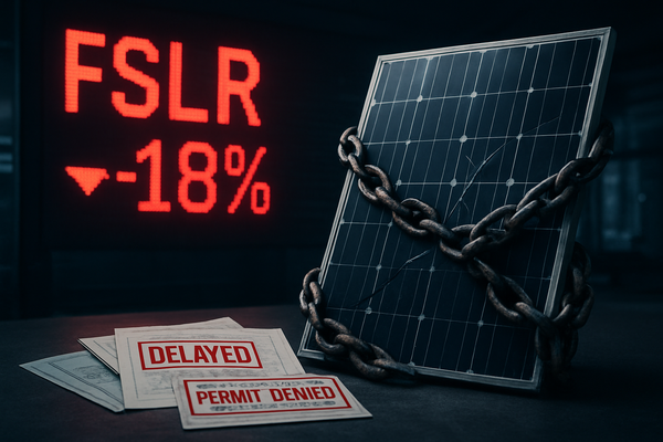 Solar Giant's Guidance Cliff: First Solar Shares Crater 18% on Weak 2026 Outlook and Policy Headwinds