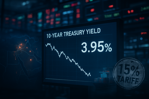 Safe-Haven Flight Triggers Yield Collapse: 10-Year Treasury Hits 3.95% Amid Geopolitical Storm
