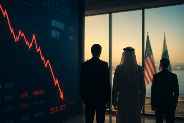 Global Oil Prices Crash 5% Amid Landmark Middle East Diplomatic Breakthrough