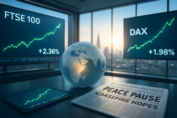 Global Markets Surge as Washington Signals Tactical Pause in Middle East Strikes