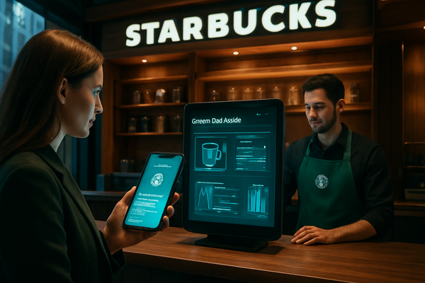 The Green Dot Goes Generative: Starbucks Reinvents the Coffee Run with a "ChatGPT Twist"