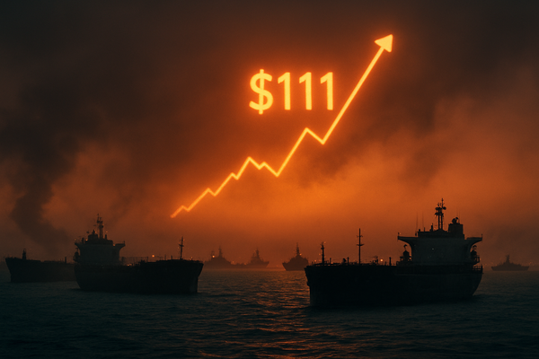 Crude Oil Pierces $111 as Hormuz Blockade Ignites Global Energy Crisis