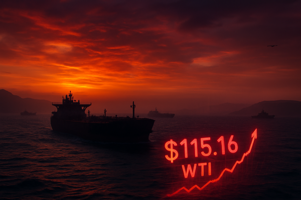 Crude Reality: Oil Pierces $115 as Strait of Hormuz Standoff Pushes Global Markets to the Brink