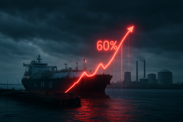 Europe’s Energy Defenses Breach: Natural Gas Prices Surge 60% in “March Shock” as Hormuz Conflict Chokes LNG Flows