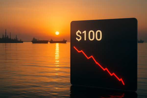 Crude Awakening: Brent Slides Toward $100 as Iran De-escalation Deflates the 'War Premium'