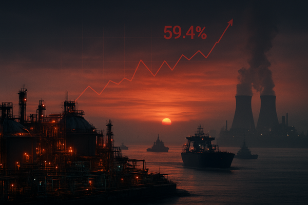 The March Shock: European Natural Gas Prices Skyrocket 59.4% Amidst Geopolitical Siege