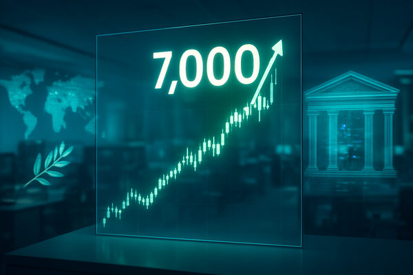 S&P 500 Hits Historic 7,000 Milestone: Ceasefire Hopes and Bank Profits Drive New Record