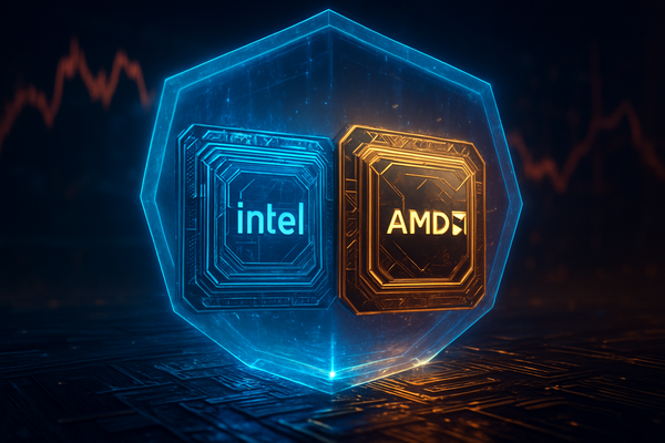 Silicon Fortress: How the AI Productivity Boom Shielded Intel and AMD From a Broader Market Rout