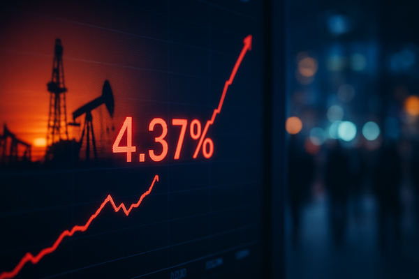 Bond Market Rebellion: 10-Year Yield Hits 4.37% as Strong Jobs and Energy Shocks Reshape Inflation Outlook