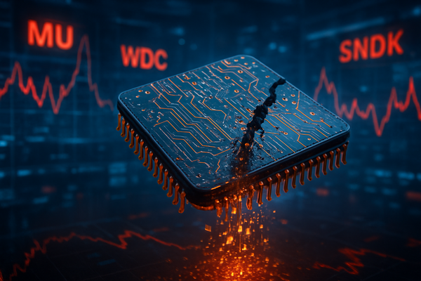 Memory Chip Sell-Off: AI "Efficiency Shock" and Market Breadth Woes Rattle Semi Giants