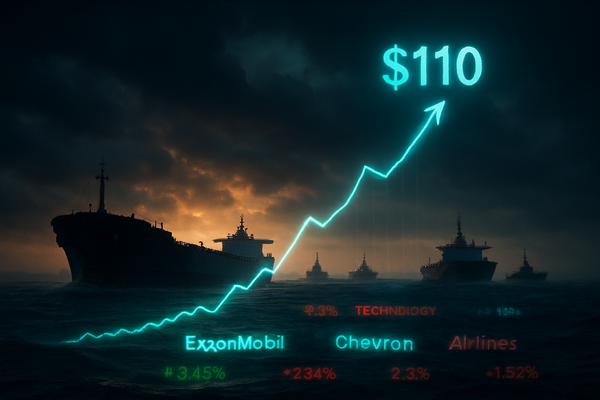 Energy Markets Enflamed: Oil Pierces $110 Threshold as Trump Warns of Strait of Hormuz Closure