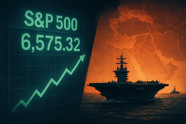 Geopolitical Tug-of-War: S&P 500 Defies Iran Tensions to Post Gains Amid Volatile Trading