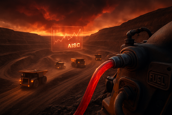 The Golden Squeeze: How the Hormuz Blockade Is Evaporating Mining Super-Margins